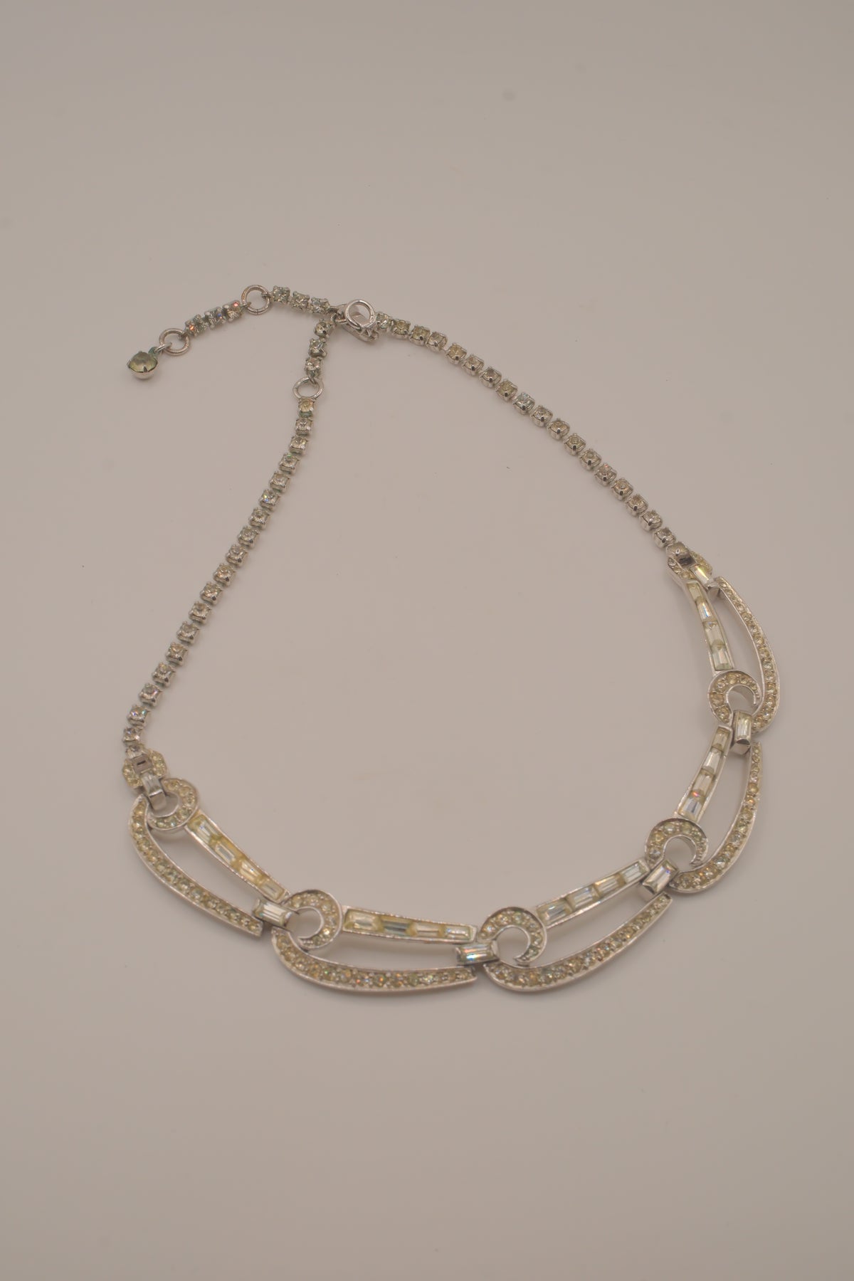 Vintage Art Deco rhinestone necklace