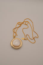 Coro mother-of-pearl locket pendant&nbsp;