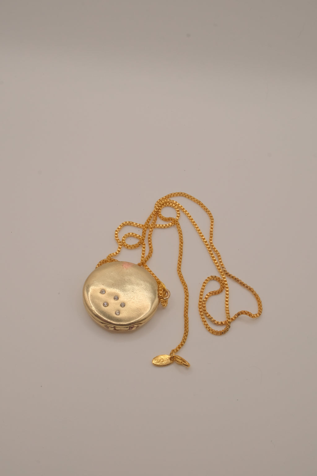 Coro mother-of-pearl locket pendant&nbsp;
