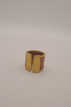 Mixed-metal cuff ring