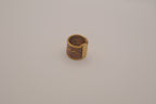 Mixed-metal cuff ring