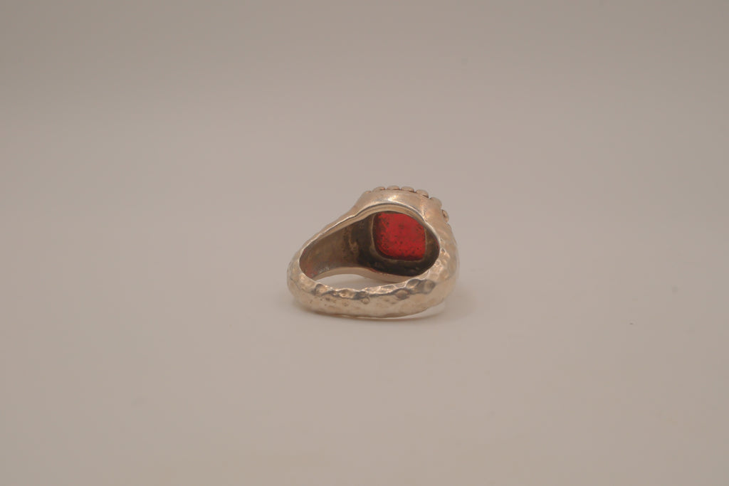 Vintage Carnelian sterling silver ring