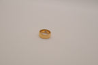 Bold marquise-cut crystal band ring
