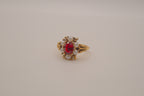 Avon "Roseglow" cocktail ring