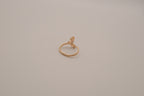 Gold-toned snake ring