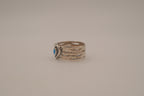 Vintage sterling silver heart cutout ring