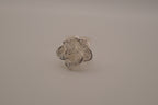 Sterling silver filigree flower ring