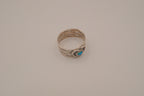 Vintage sterling silver heart cutout ring