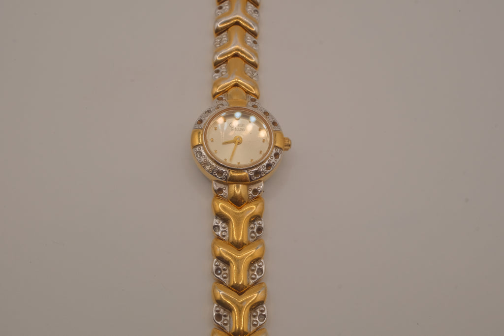 Vintage Caravelle Bulova Gold and Silver toned watch
