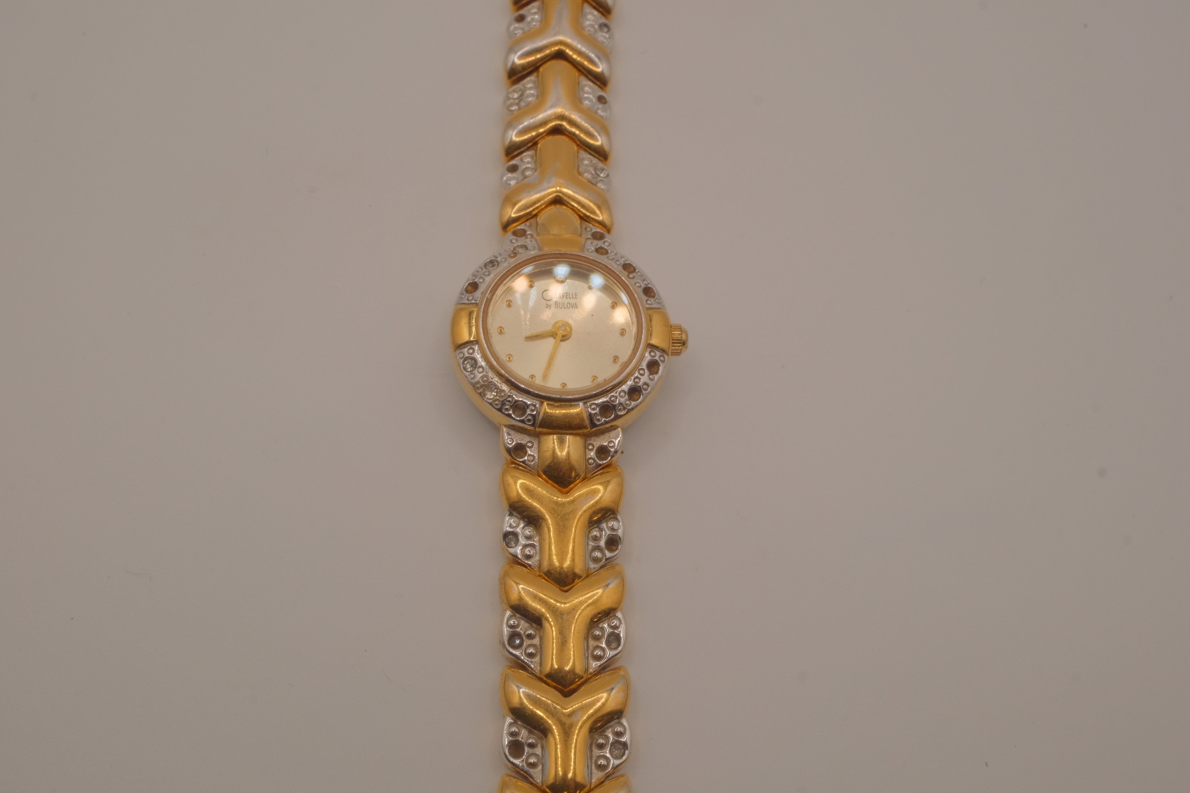 Vintage Caravelle Bulova Gold and Silver toned watch