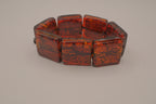Chunky faux Amber stretch bracelet