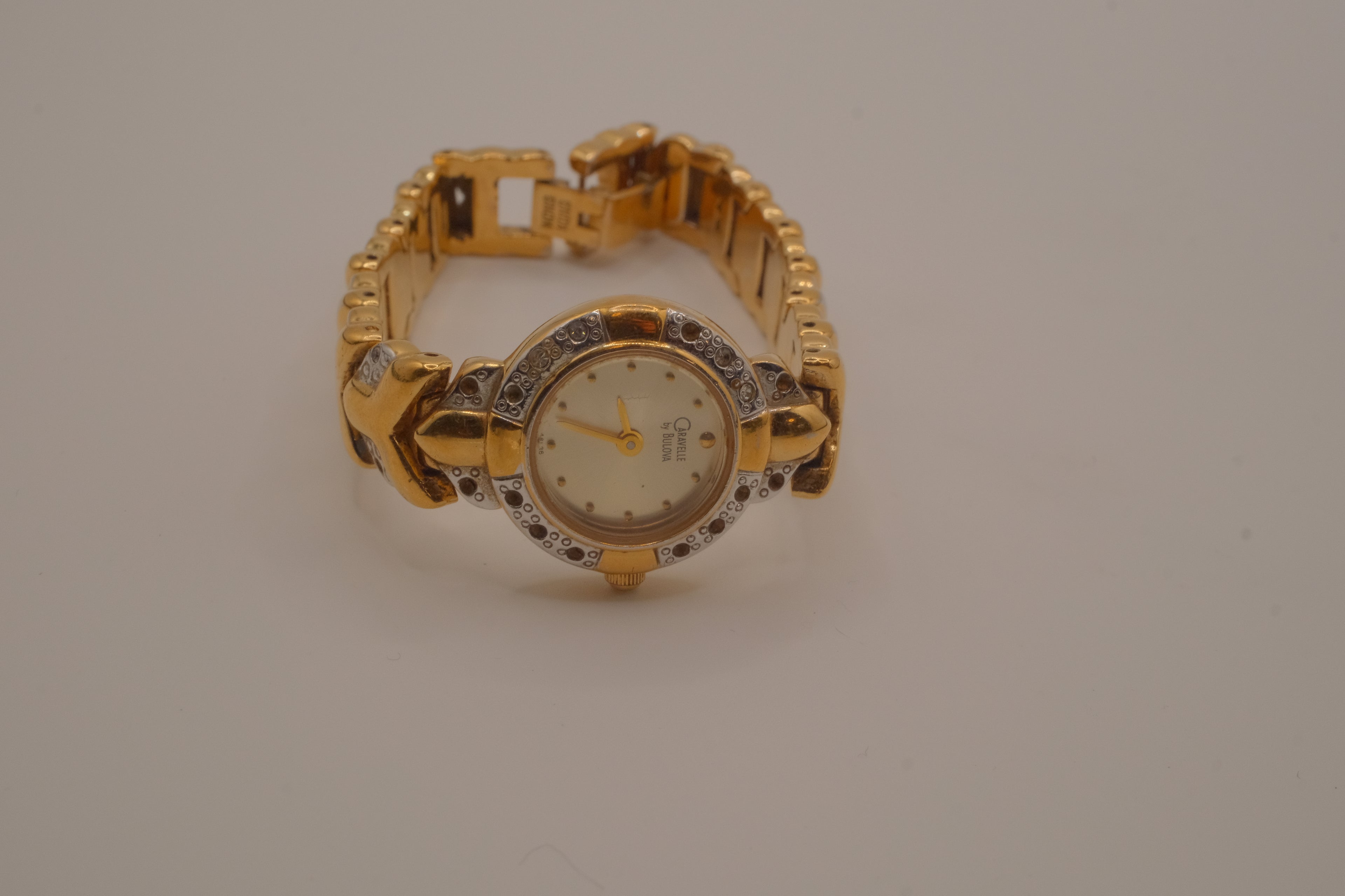 Vintage Caravelle Bulova Gold and Silver toned watch