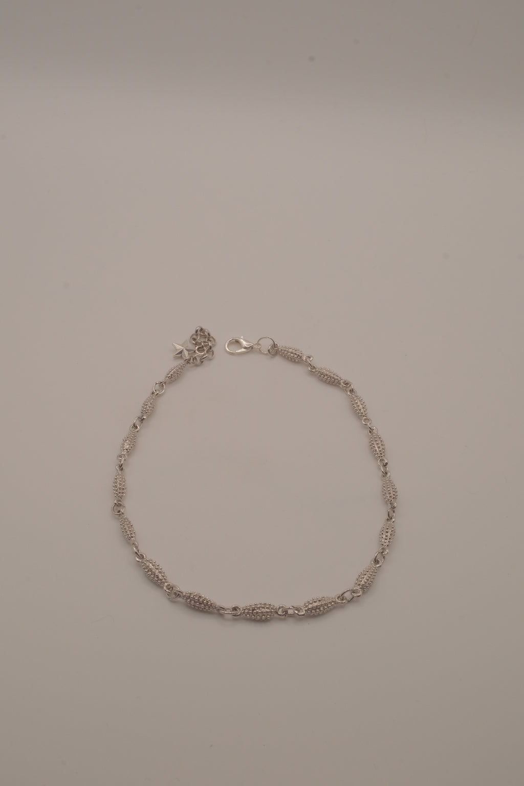 Reworked D'Orlan textured link anklet