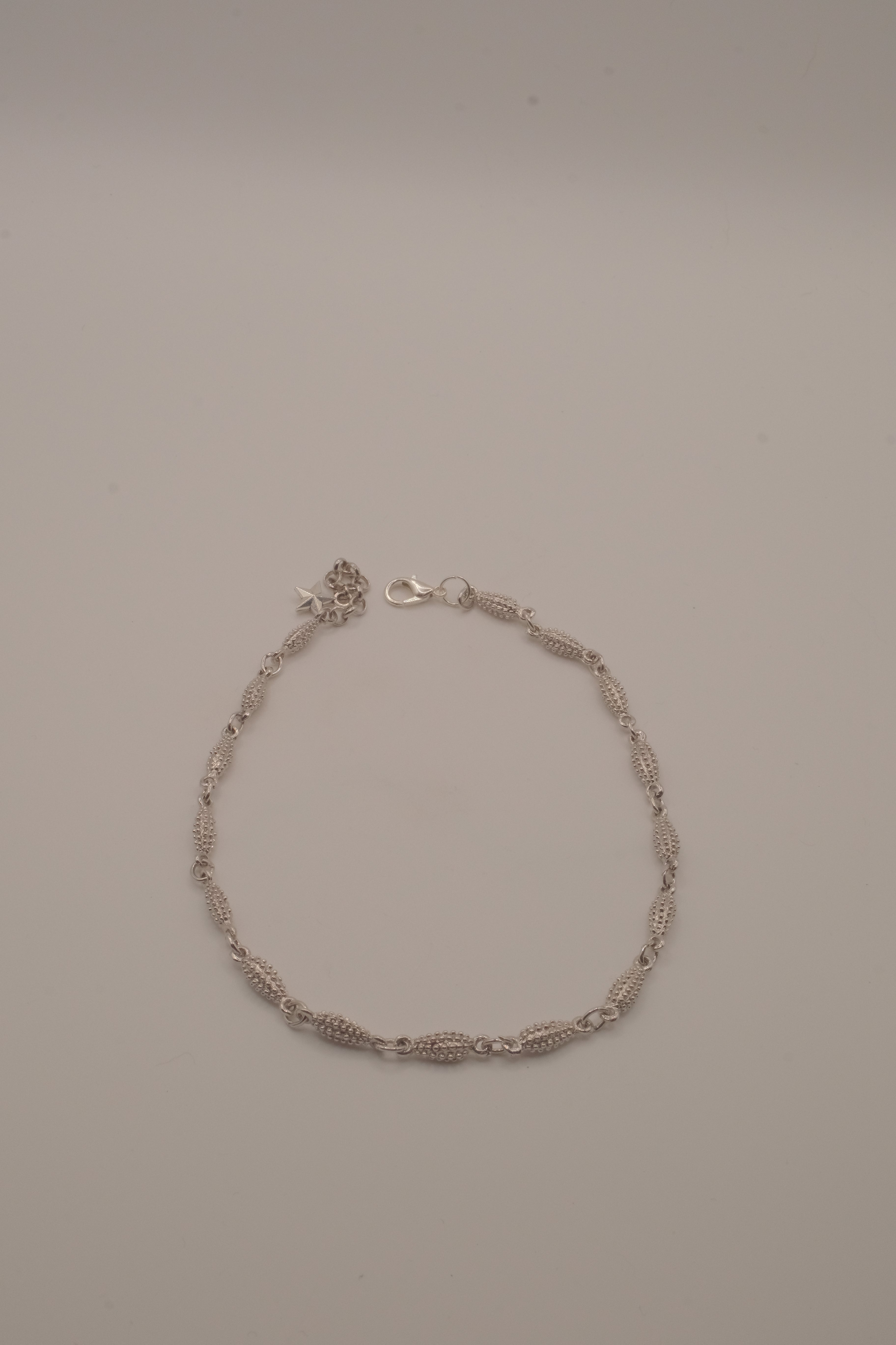 Reworked D'Orlan textured link anklet