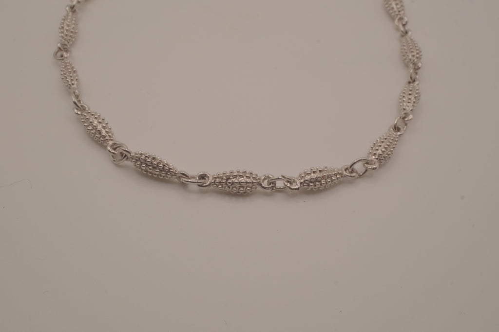 Reworked D'Orlan textured link anklet
