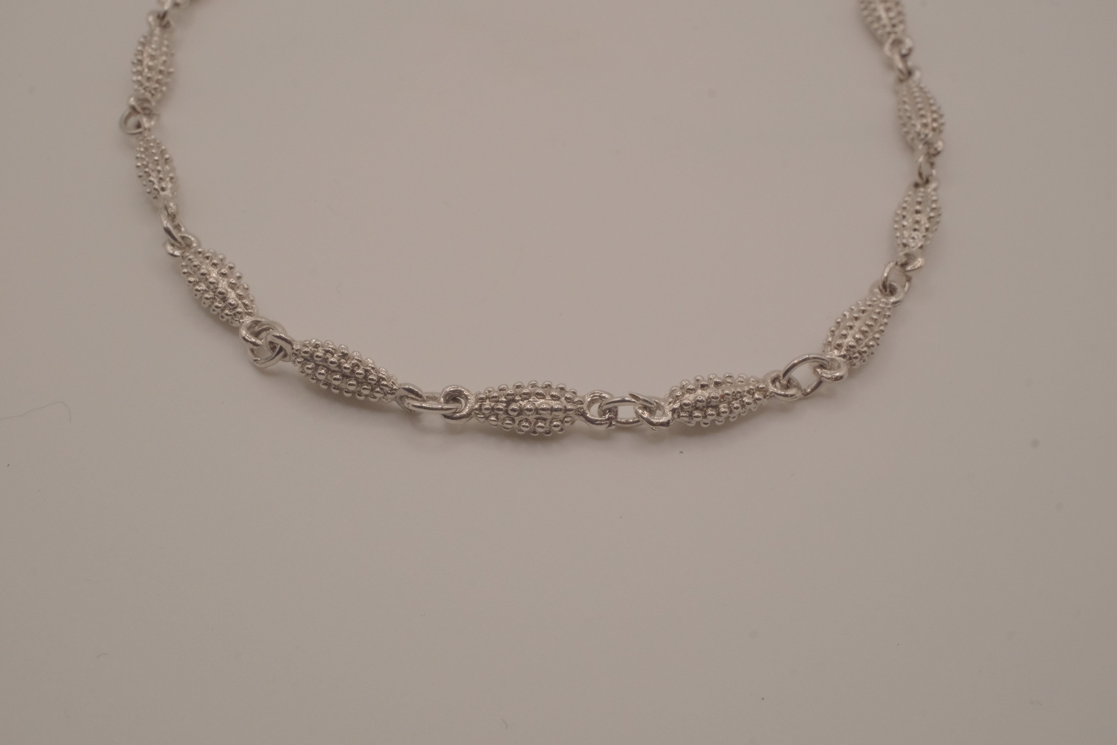 Reworked D'Orlan textured link anklet