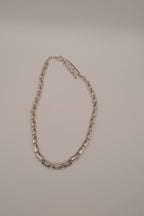 Reworked D'Orlan chunky rectangular link chain necklace