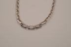 Reworked D'Orlan chunky rectangular link chain necklace