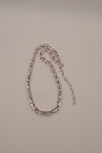 Reworked D'Orlan chunky rectangular link chain necklace