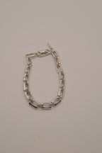 Reworked D'Orlan chunky rectangular link chain bracelet