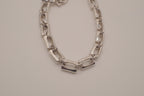 Reworked D'Orlan chunky rectangular link chain bracelet