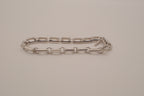 Reworked D'Orlan chunky rectangular link chain bracelet