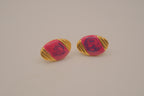 Vintage 1980s gold-tone stud earrings