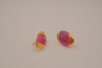 Vintage 1980s gold-tone stud earrings