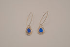 Vintage Sterling silver artisan drop earrings