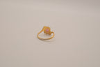 Vintage yellow gold bypass ring