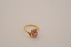 Vintage yellow gold bypass ring