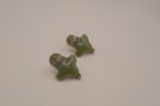 Vintage Sage green stud earrings