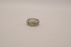 Dolphin and Abalone shell inlay ring