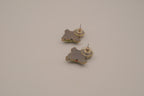 Vintage Sage green stud earrings