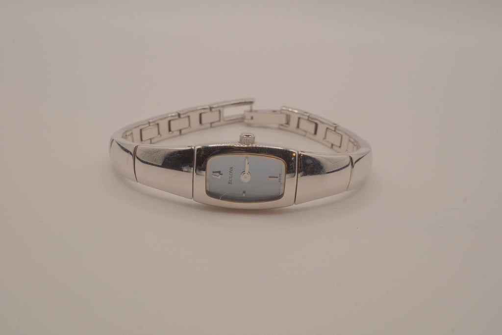 Bulova Ice Blue Slim Bangle Watch