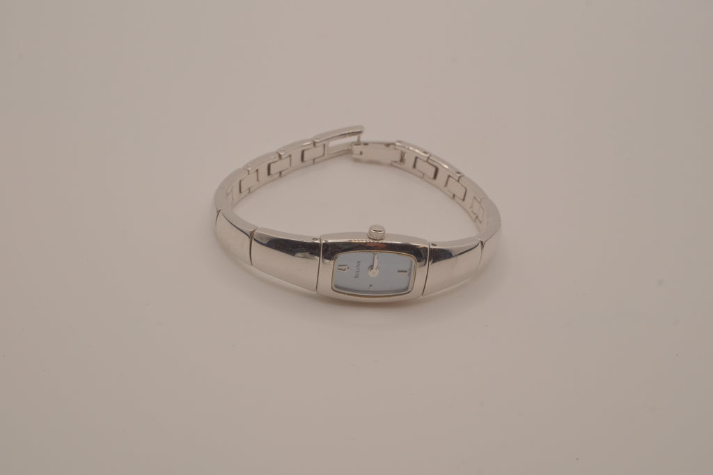 Bulova Ice Blue Slim Bangle Watch