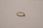 Dainty gold stacking ring