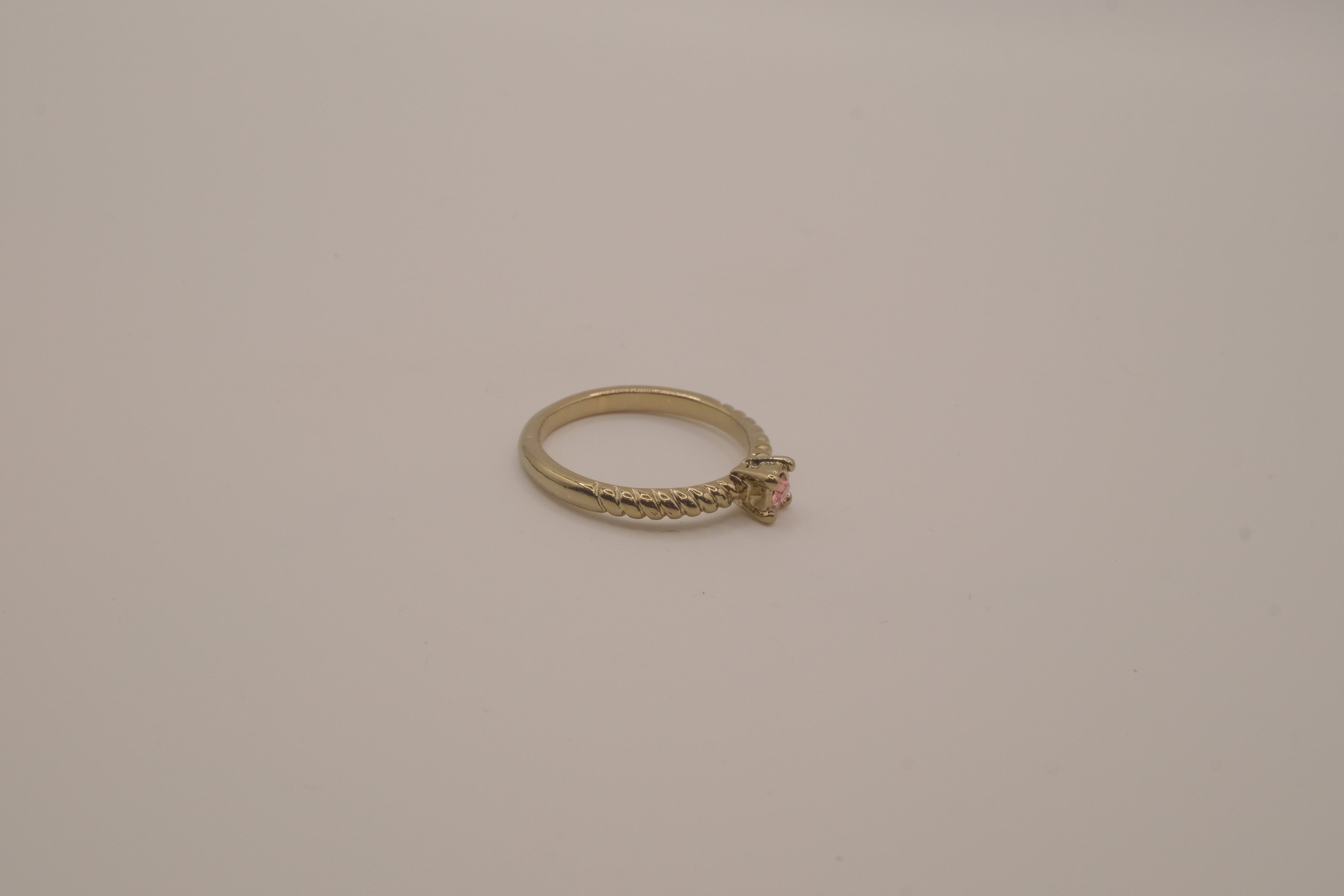 Dainty gold stacking ring