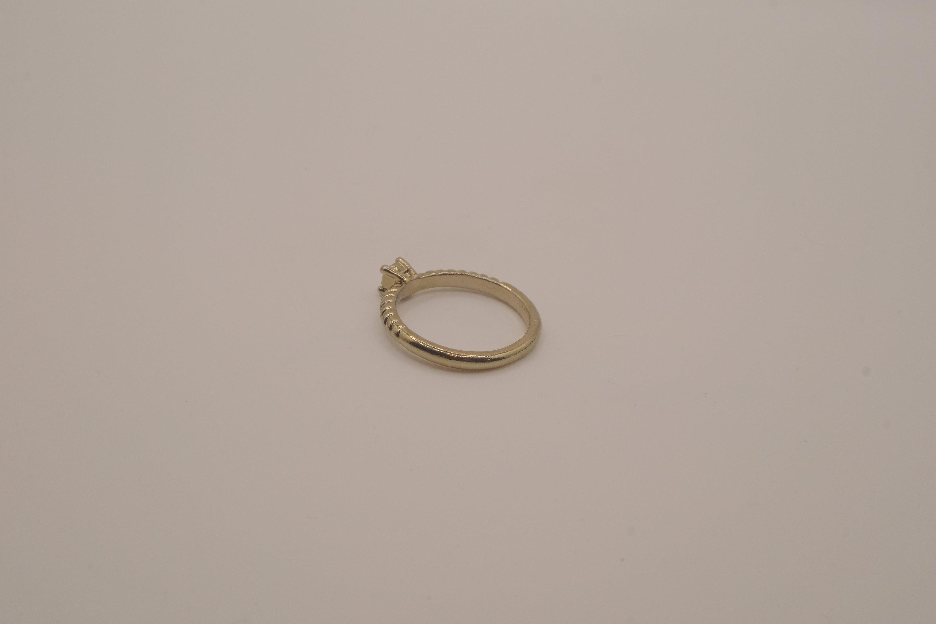 Dainty gold stacking ring