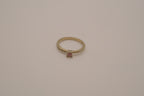 Dainty gold stacking ring