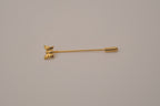 Vintage gold-tone butterfly stick pin