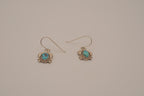 Sterling silver turquoise dangle earrings