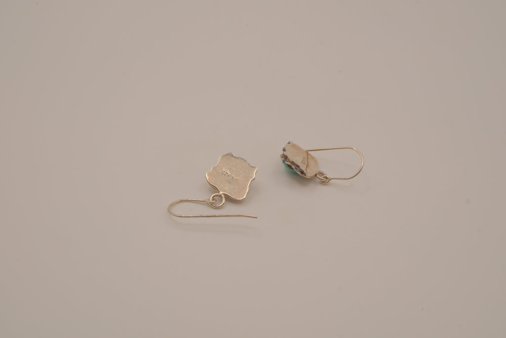Sterling silver turquoise dangle earrings