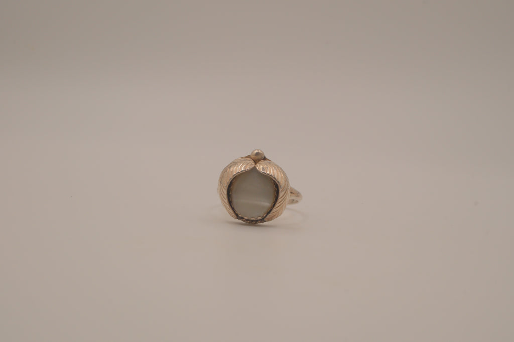 Sterling silver Navajo Cat's eye ring