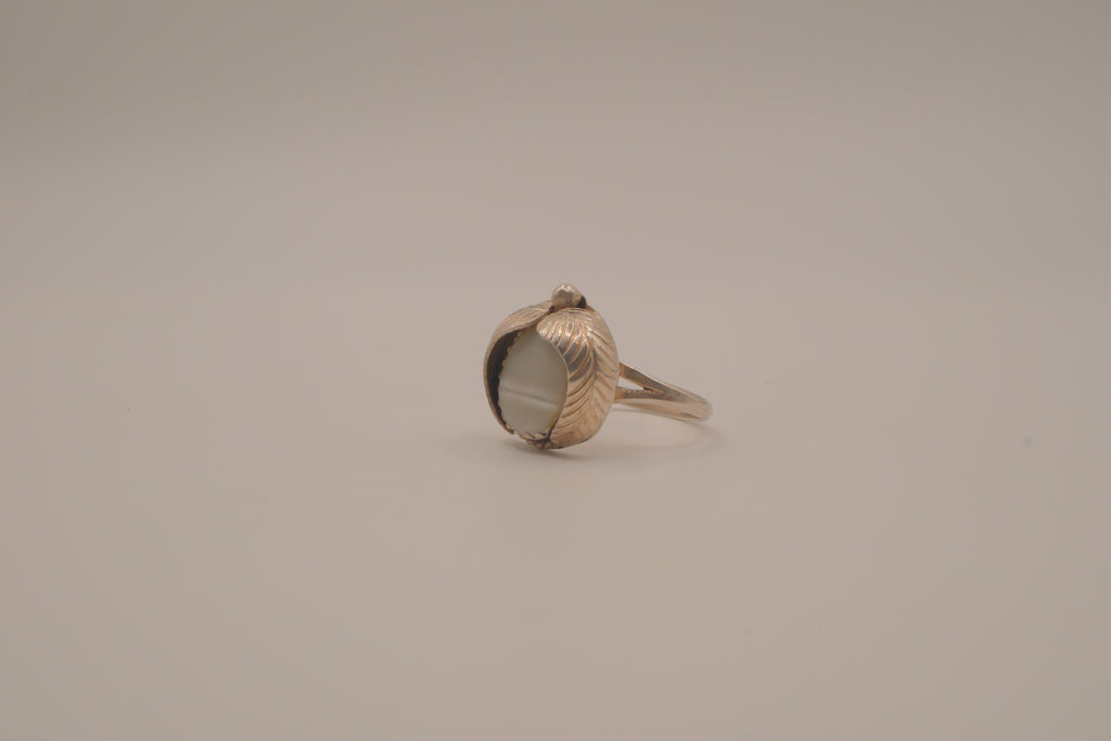 Sterling silver Navajo Cat's eye ring
