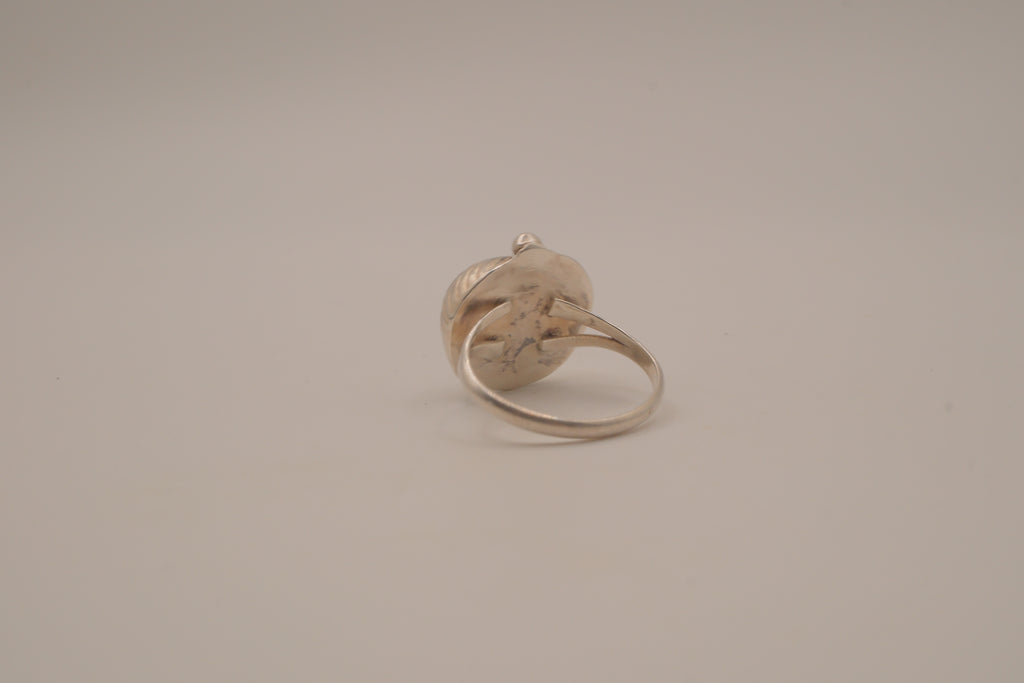 Sterling silver Navajo Cat's eye ring