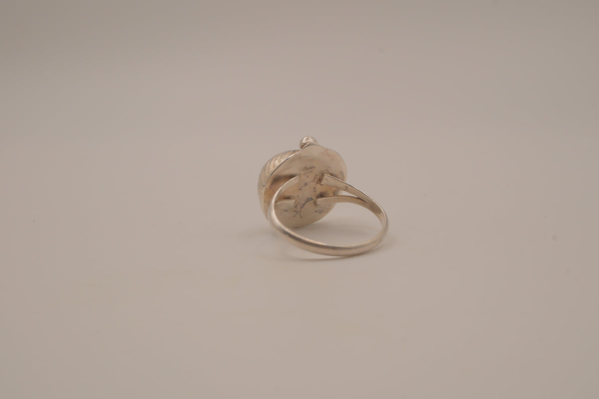Sterling silver Navajo Cat's eye ring