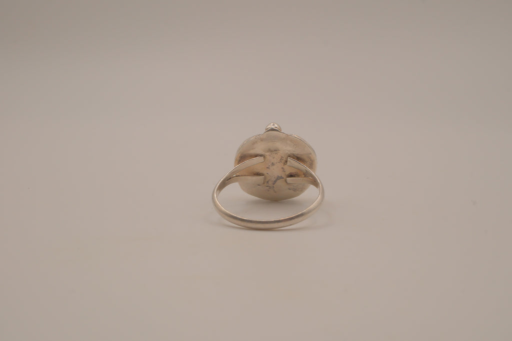 Sterling silver Navajo Cat's eye ring
