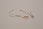 ELLE Two-Tone Sterling Silver Vertical Hexagon Necklace&nbsp;