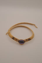 Vintage gold-toned Omega collar necklace